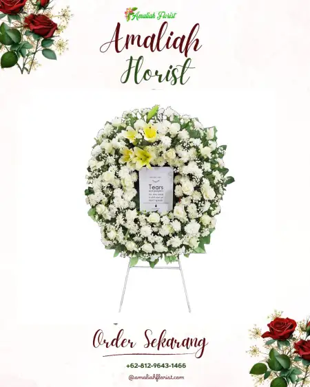 Krans Bunga Duka Menggoro